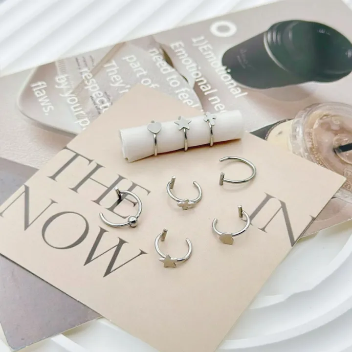 Punk%20Nose%20Ring%20Stainless%20Steel%20T%20Shaped%20Lip%20Ring%20Heart%20Star%20Clip%20on%20Non%20Body%20Piercing%20Hoop%20Women%20Men%20-%20Image%203