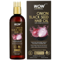 Onion Black Seed Hair Oil  - 100mL, Onion Black Seed Oil extract blended with Almond, Castor, Jojoba, Olive & Coconut Oils which control hair fall & help to promote hair growth. India. 