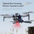 4K WiFi FPV Foldable RC Quadcopter Dual Camera Dual Battery Brushless Fan Altitude Hold Headless Mode Drone Camera with Storage Bag Mini Aerial Photography Drone HD Video Capture Beginner Friendly Outdoor Use. 