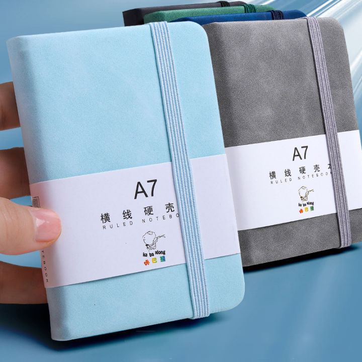 Mini Pocket Notebook Small Hardcover Leather Journal A7 Notebook Planner Notepad Memo Diary Reminder Book