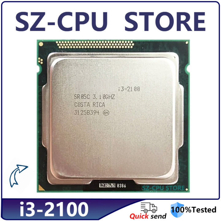 Core I3-2100 I3 2100 3.1 GHz Used Dual-Core CPU Processor Batch 3M 65W ...