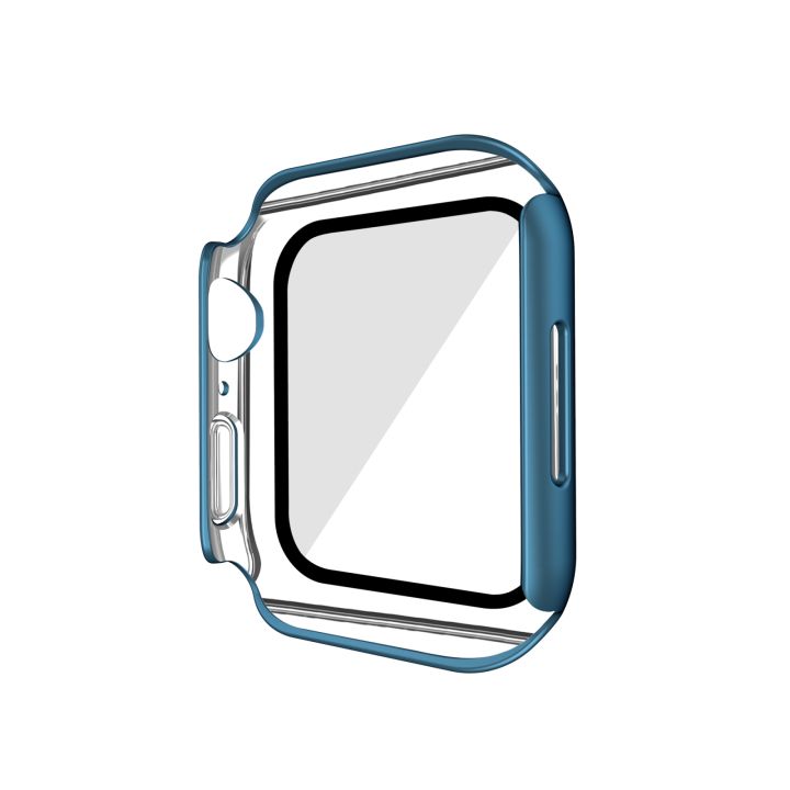 Electroplating%20Matte%20All-inclusive%20PC%20+%20Tempered%20Glass%20Watch%20Case%20For%20Apple%20Watch%20Series%209%20/%208%20/%207%2045mm%20-%20Image%2010