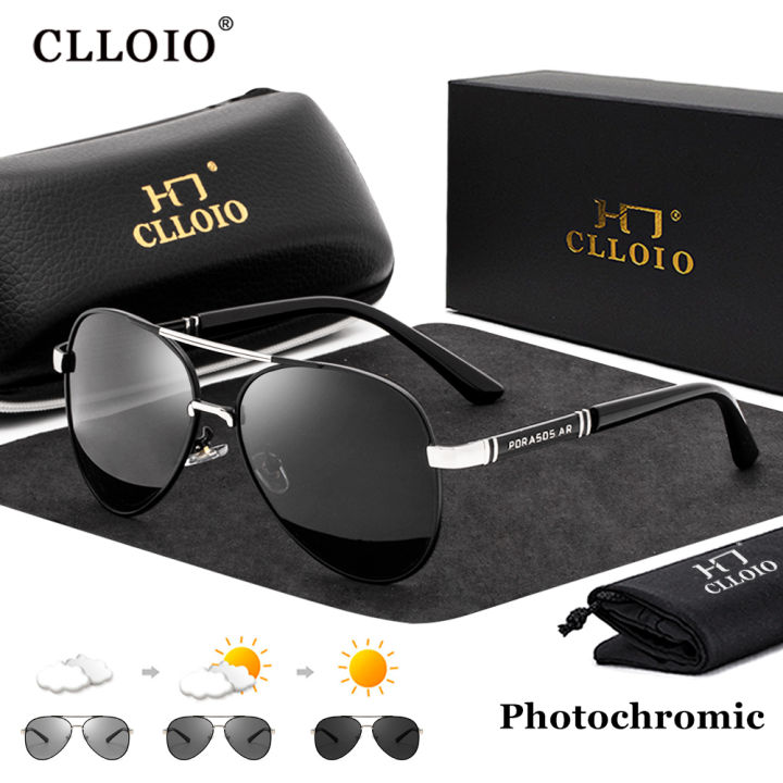 CLLOIO Classic Men Pilot Polarized Sunglasses Men Women
