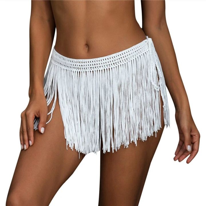 Crochet%20Beach%20Skirt%20Cover%20Up%20for%20Women%20Sexy%20Tassels%20Maxi%20Mini%20Skirts%20Bikini%20Knit%20Summer%20Beach%20Cover-Ups%20Swimwear%20Bottom%20-%20Image%205