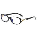Xiaohongshu with the same anti-blue light reading glasses for ladies HD elderly ultra-light fashion high-end middle-aged and elderly reading glasses.