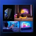 【linfang store】DIY Ambilight TV PC Dream Screen USB Strips Computer Monitor LCD Screen Background Strip - black. 