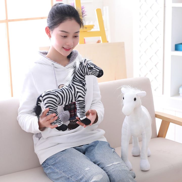 30cm%20Simulation%20Horse%20Plush%20Toys%20Cute%20Stuffed%20Animal%20Zebra%20Doll%20Soft%20Realistic%20Horse%20Toy%20Kids%20Birthday%20Gift%20-%20Image%203