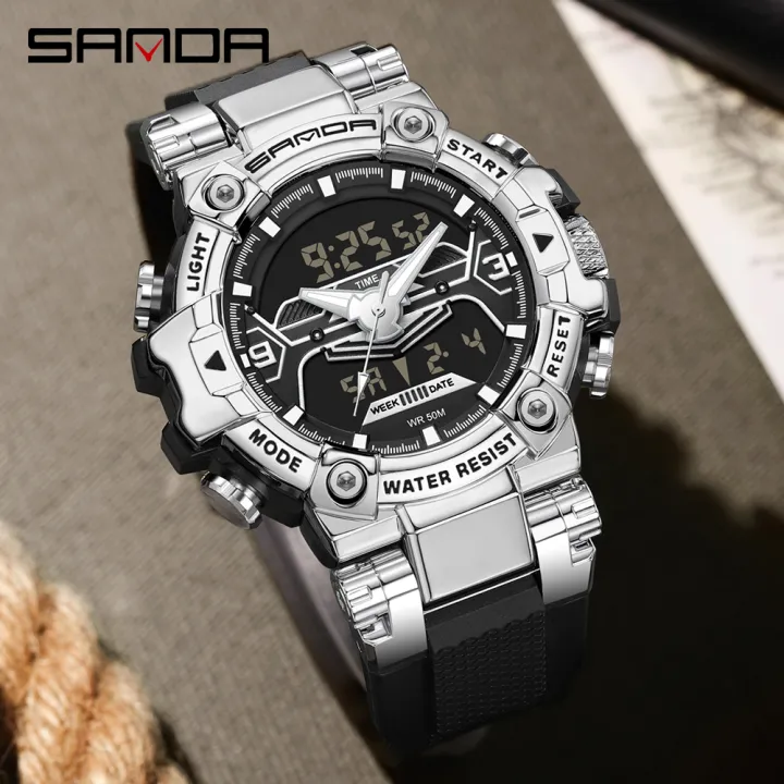 Sanda%20Men's%20Watches%20Sports%20Military%2050%20M%20Waterproof%20Digital%20Wrist%20watch%20for%20Male%20Clock%20Stop%20watch%20Relogio%20Masculino%203186%20-%20Image%203