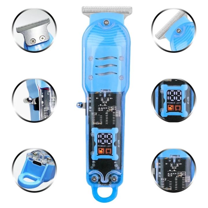 T9%20Rechargeable%20Hair%20Clippers%20Transparent%20Professional%20Clippers%20Electric%20Hair%20Trimmers%20For%20Men%20Cordless%20Hair%20Cut%20Machine%20-%20Image%202