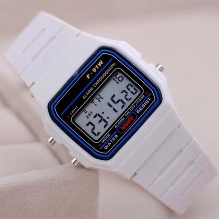 【DM bag factory Store】LED Metal Shock Sports Men Watches Women Electronic Display Retro Style Clock Men's Relogio Masculin Hombre