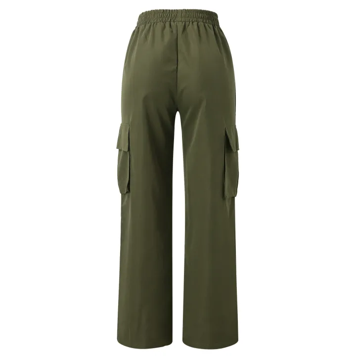 Cargo%20Pants%20Women%20Plus%20Size%20Belt%20Less%20High%20Waisted%20Wide%20Leg%20Trousers%20Straight%20Leg%20Relaxed%20Style%20Trousers%20Trousers%20-%20Image%206