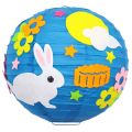 DIY Mid-Autumn Festival Cartoon Paper Lanterns Material Set Children's Handmade Lantern Material Pack. 