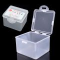 【Limited Stock Available】 Multifunctional Simple Transparent Stationery Storage Box Hardware Case Beads Container Small Chip Boxes Desktop Jewelry Organizer.