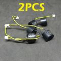 2Pcs  Mini Buzzer Piezoelectric DC 3V 5V 12V Magnetic 85dB Long Continuous Beep Tone With Connector & Cables. 