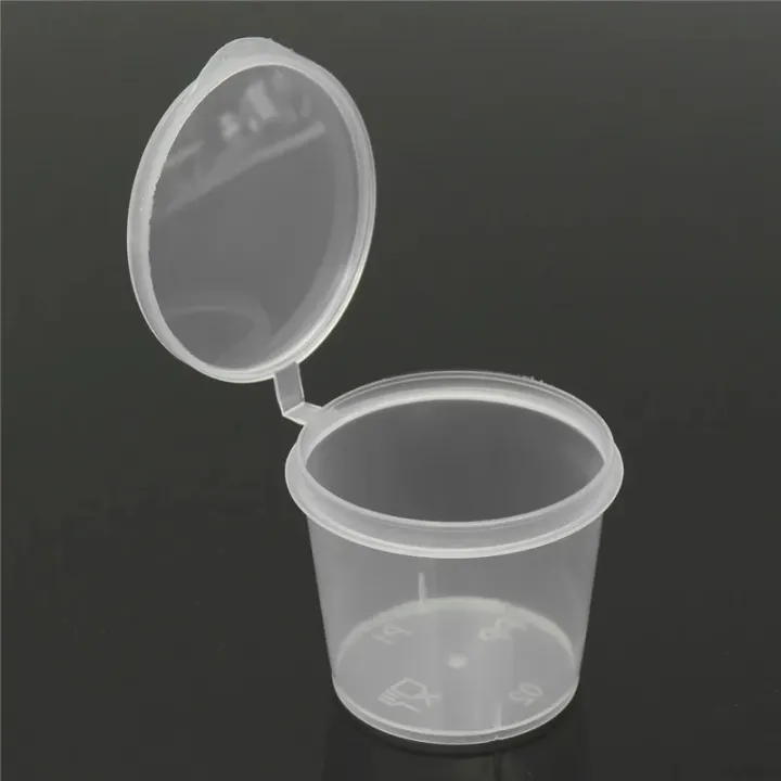 30Pcs%2025ml%20Disposable%20Plastic%20Takeaway%20Sauce%20Cup%20Containers%20Food%20Box%20With%20Hinged%20Lids%20Small%20Transparent%20Plastic%20Palette%20Reusable%20-%20Image%203