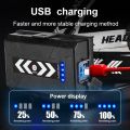 Halloween XHP360 Powerful LED Headlamp USB Rechargeable Head Flashlight High Power LED Headlight 18650 XHP90 Head Lamp Fishing HeadlanternDolls Accessories.