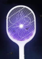 Weidasi Wd-979 Rechargeable Dual-Use Electric Mosquito Racket Mosquito Swatter With Led & Stand - Mosquito Bat. 