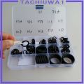 [TACHIUWA1] Pack of 170, Scuba Diving Rubber O-Ring Kit Assorted Set with Pick & Case, 12 Sizes for Dive Tank Vlave Hoes Regulator etc. 