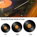 Portable Gramophone Vinyl Record Player Vintage Classic Turntable Phonograph with Built-in Stereo Speakers - multicolour.