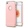 iPhone 5 Case, iPhone 5s Case, iPhone SE Case, Luxury 3 In 1 Case Ultra Slim Hard Cover Phone Casing. 