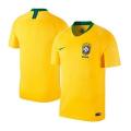 Polyester Short Sleeve Brazil Home Jersey – Yellow – 180 GSM. 