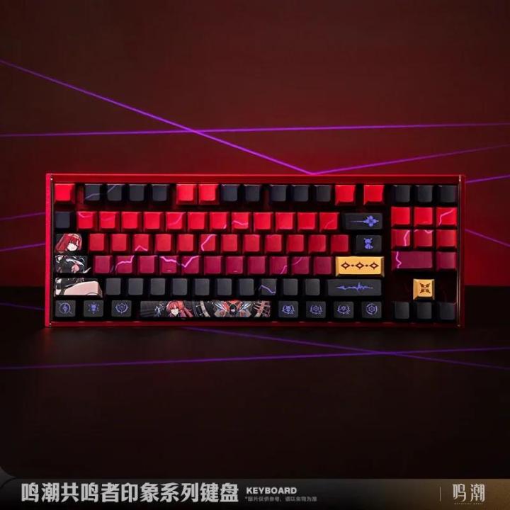 Wuthering%20Waves%20Yinlin%20Gaming%20Keyboard%20Three%20Mode%20Customized%20Wireless%20Mechanical%20Keyboard%2089keys%20Hot%20Swap%20Gasket%20Pc%20Gamer%20-%20Image%202