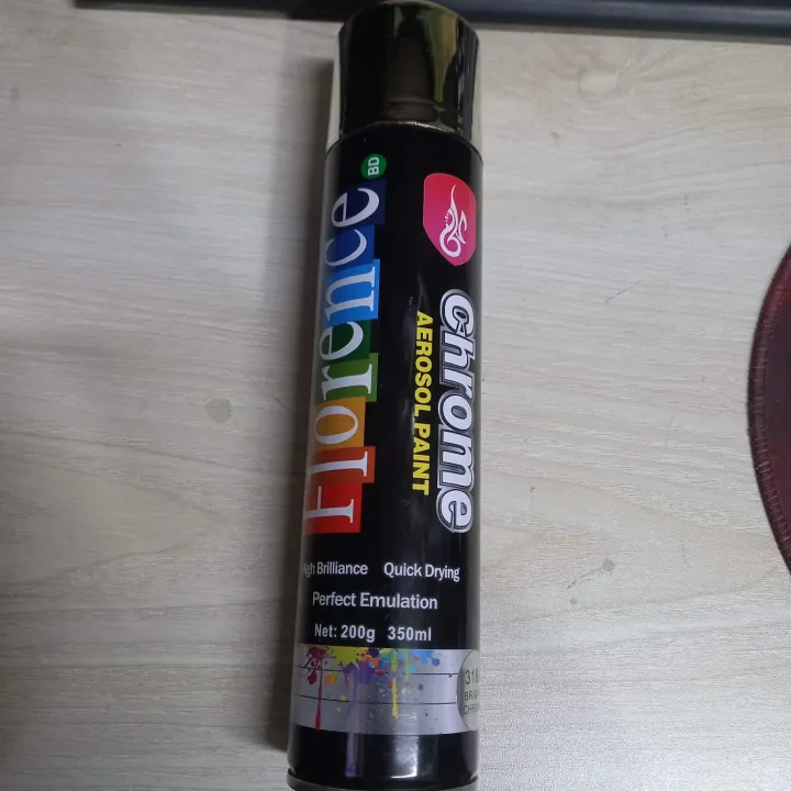 Florence%20Chrome%20Effect%20200mL%20Spray%20Paint%20Chrome%20Effect%20350mL%20Multipurpose%20Chrome%20Effect%20Spray%20Paint%20For%20Bike%20Metal%20Motor%20Cycle%20Car%20Chrome%20Effect%20-%20Image%207