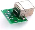 USB B Breakout Board USB 2.54mm Pitch Adapters Connector USB-B To DIP 4 Pin USB B Test Board USB Mother Seat To DIP Type B Female Socket Breakout Board.