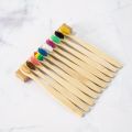 【Daily Necessities For Anyone Store】10PCS Biodegradable Natural Charcoal Bamboo Toothbrushes BPA Free Bristles Biodegradable Compostable Friendly. 