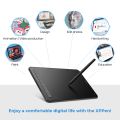 XPPen Deco M Digital Graphic Tablet Drawing Tablet Pen Tablet X3-Smart-Chip Stylus Support Windows Mac Android Chrome OS/ Linux.