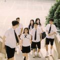 Taiwan School Uniform Suit Attached to Middle School Students jk Uniform White Shirt High School College Style Graduation Sports Meeting Business Attire Summer. 
