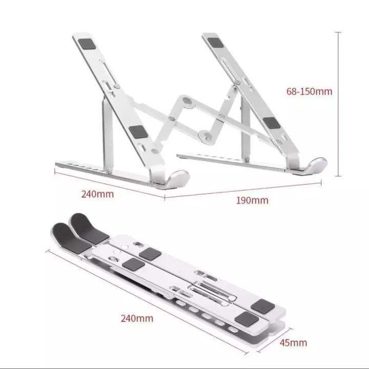 Air%20Space%20Adjustable%20Laptop%20Desk%20Aluminum%20Alloy%20Material%20Non%20Slip%20-%20Image%202