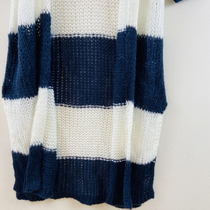 Women's%20Long%20Waffle%20Knit%20Open%20Winter%20Cardigan%20From%20Levin%20-%20Image%207