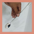Long handle 1/3 pcs pickling spoon stainless steel silver color mirror polish spoon best for cutlery 23 cm long.