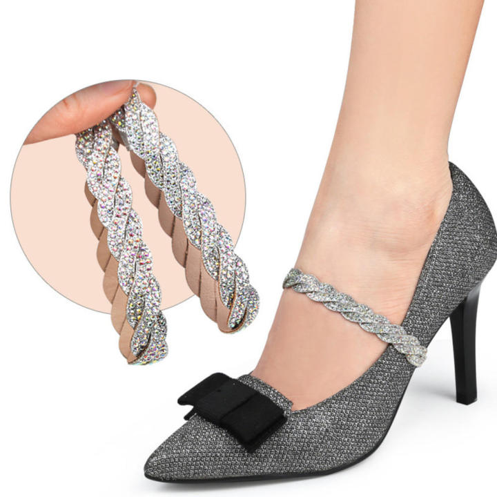 Strap Band Heel Straps for High Heels Women Holding Loose High Heels Shoes 1 Pairs Elastic Shoe Ankle Straps Detachable Shoe Daraz .bd