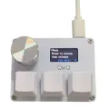 For SayoDevice OSU O3C Rapid Trigger Mini Keyboard Custom Screen 3 4 Key Konb Copy Paste Programming Macro Gaming Keypad. 