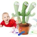 Dancing Cactus Stuffed Plush Talking Cactus Toy Electronic Toy With Song Plush Cactus Potted Toy For kids. 