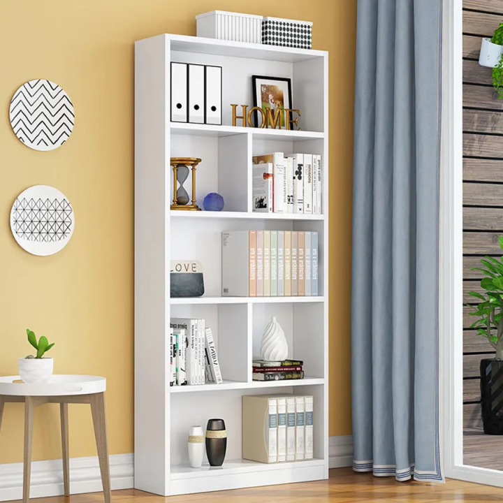 Jomidar Furniture Stylish MDF Bookcase Modern Home Office Book Shelf, 5 ...