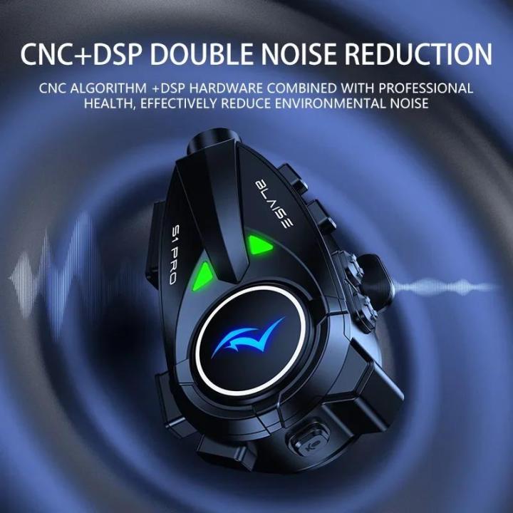 BLAISE%20S1%20PRO%20Bluetooth%20Motorcycle%20Intercom%20Helmet%20Headset%20Wifi%20APP%20Speaker%20Headphone%20Motorbike%20Interphone%20Motor%20Dash%20Cam%20Dvr%20-%20Image%203