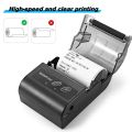 Portable POS Printer 58mm 2 inch Thermal Receipt Printer Bluetooth Pocket Printer | Cash Drawer Compatible | Support iOS, Android, Computer, Laptop | POS Printer for Restaurant Bill, Ticket, Token, Label Printing. 