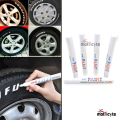 3 Piece Waterproof Tire Marking Pen- White (Bundle of 3). 