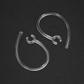 10X Universal Small Clamp Bluetooth Ear Hook Loop Clip Replacement Clear.