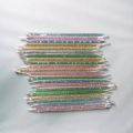 Nail Cuticle Pusher Crystal Double End Reusable Manicures Cuticle Dead Skin Remove Pedicure Sticks Fork Nail Art Clean Care Tool.