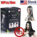 10PCS DEXE Black Hair Dye Shampoo Permanent Instant 5-Min Hair Color Dye Natural. 