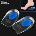 Silicone Gel Heel Cup Pad, Shoe Inserts for Plantar Fasciitis, Sore Heel, Heel Pain, Heal Dry Cracked Heels, Achilles Tendinitis Foot Comfort Pads Support. 
