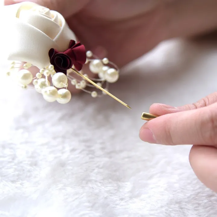 Boutonniere%20Lapel%20Pins%20Wedding%20Corsage%20Suit%20Buttonhole%20Silk%20Roses%20Gold%20Leaves%20Men%20Women%20Brooch%20Flowers%20Mariage%20Accessories%20-%20Image%205