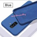 FOR Samsung Galaxy J8 / Galaxy A6+ (2018) / Galaxy A6 Plus (2018) Heavy Strong Mobile back Cover Coque Shell Funda Soft Original Liquid Silicone Back Bumper Phone case. 