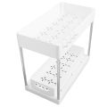 Slide Out Storage Baskets, Multifunction Space Saving Cabinet Sliding Drawers Under Sink Organizer ABS for Spice Bottles for Bathroom.