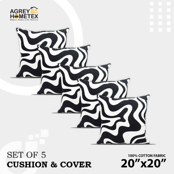 Cover%20with%20Cushion,%20Black%20&%20White%20(20"x20")%20Set%20of%205%20-%20Image%202