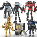 Beautiful Night Skibidi Titan Rampage Regression S hield G-man 2.0 3.0 DIY Figure Building Block Set Bricks DIY Model For Kids Birthday Gifts.